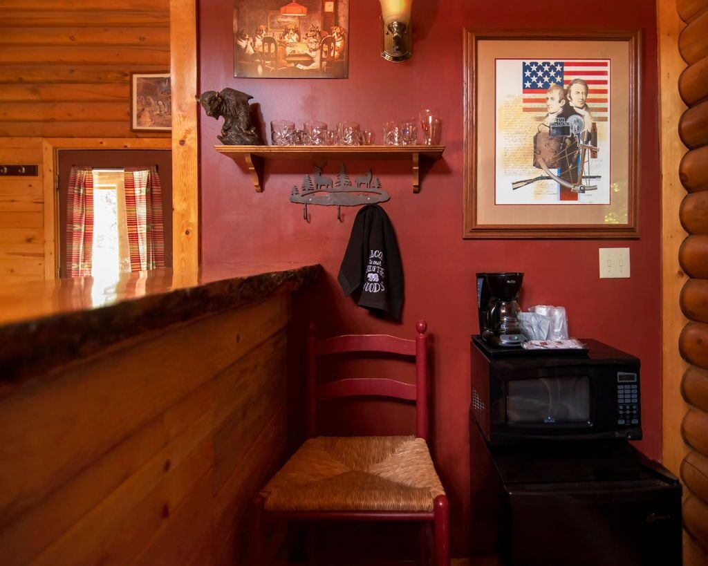 premium cabin, multiple beds, fireplace | 1 bedroom, individually decorated, individually furnished, bed sheets