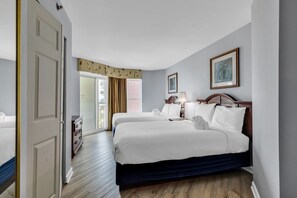 2 bedrooms, iron/ironing board, bed sheets