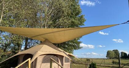 Glamping Tent at Noble Pine Campground