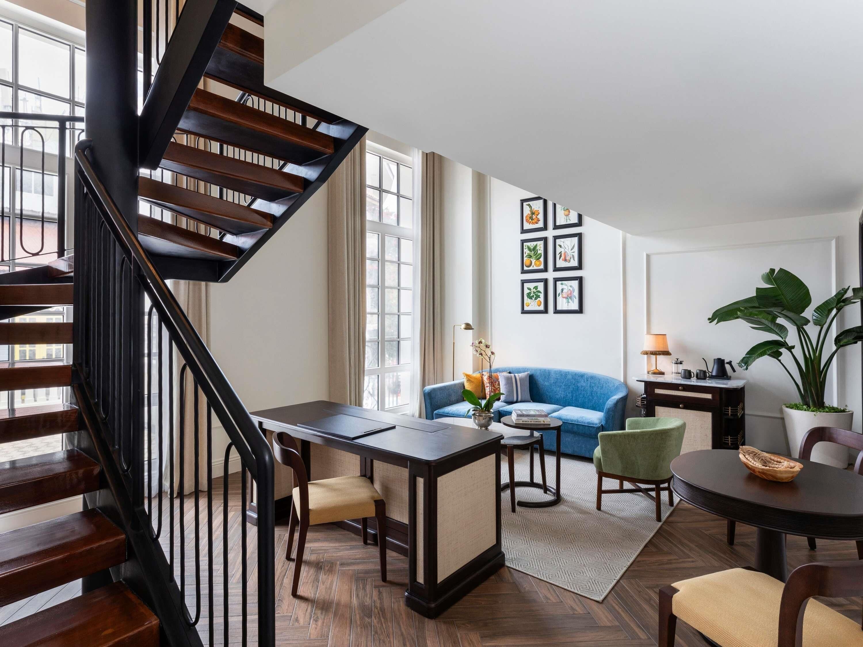 Suite - 1 kingsize-seng - byudsigt (Magnifique Duplex, historic views) | Premium-sengetøj, dundyner, senge med topmadrasser, minibar