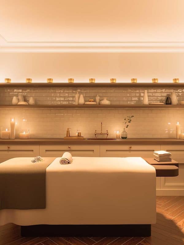 Couples treatment rooms, body treatments, aromatherapy
