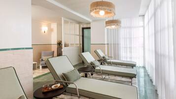 Salas de tratamiento para parejas, tratamientos corporales, aromaterapia