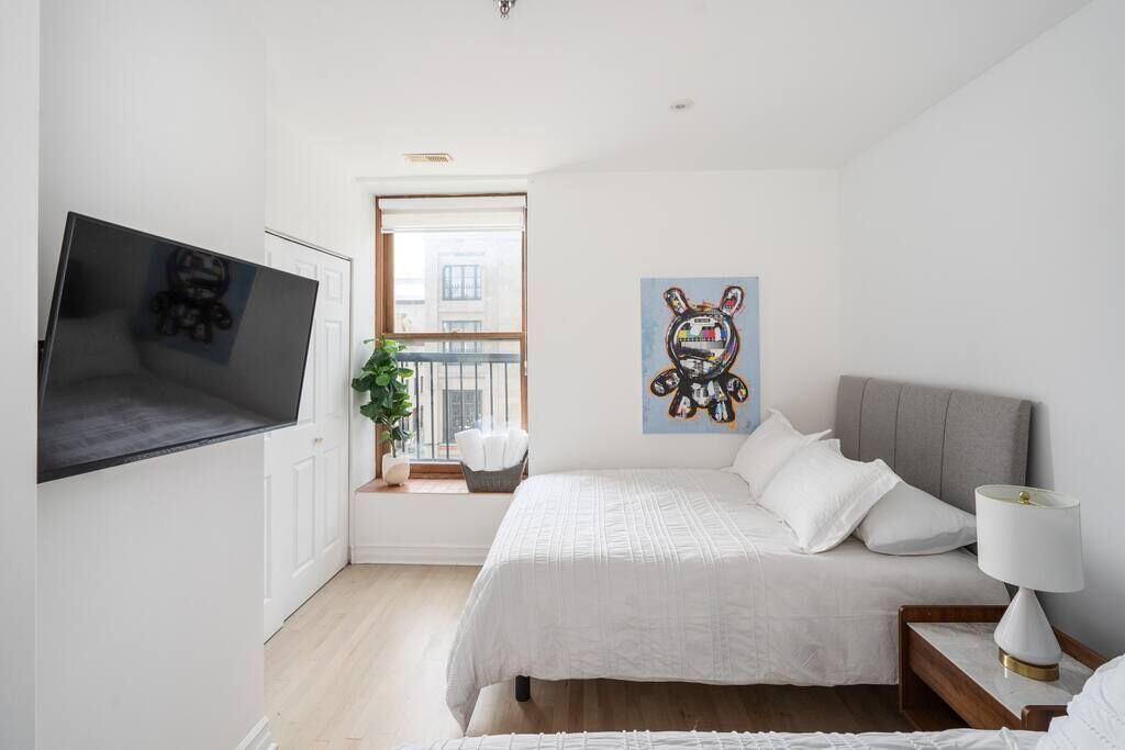 1 chambre, fer et planche à repasser, Wi-Fi, draps fournis