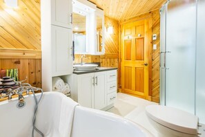 Douche, séchoir à cheveux