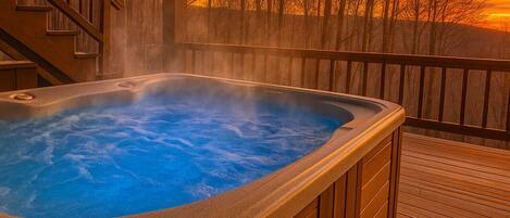 Baignoire à remous extérieure