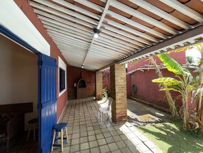 Terrace/patio - House with 2 Suites - Sleeps 4 Adults - 100m from the Sea - Serrambi Beach (Ipojuca)