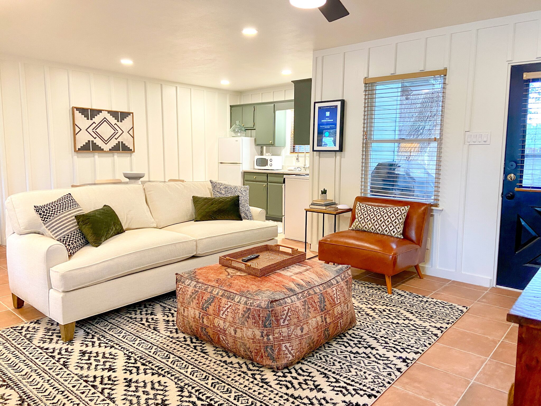 Smart TV, chimenea y tenis de mesa 