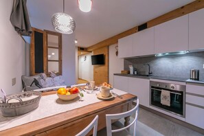 Family Studio (Menina) | Private kitchen | Microwave, oven, stovetop, dishwasher - Menina (Livigno)
