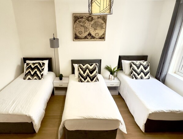 Appartement | 3 chambres, fer et planche à repasser, lit parapluie, Wi-Fi gratuit