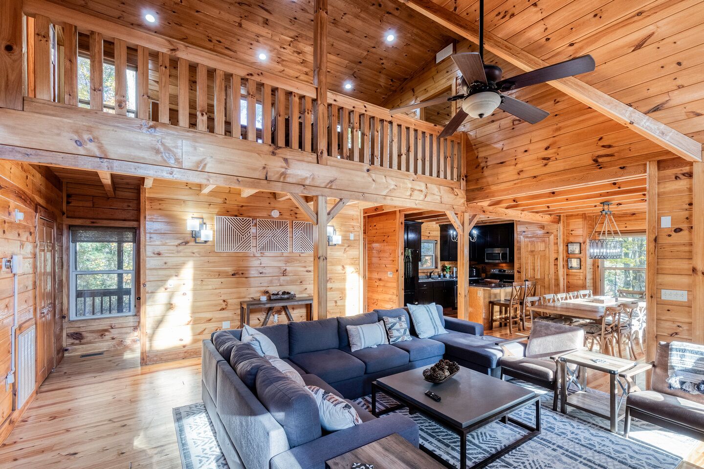 Smart TV, fireplace, video games, foosball