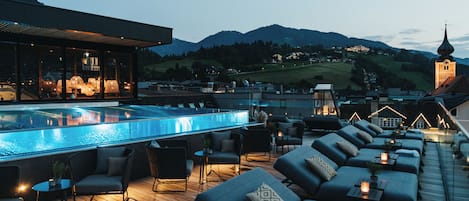 Outdoor pool, open 7:30 AM to 7:30 PM, pool umbrellas, sun loungers