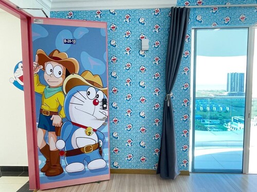 New theme residence from HCStay - Melaka Homestay 😍😍 💢 Doraemon Theme 💢