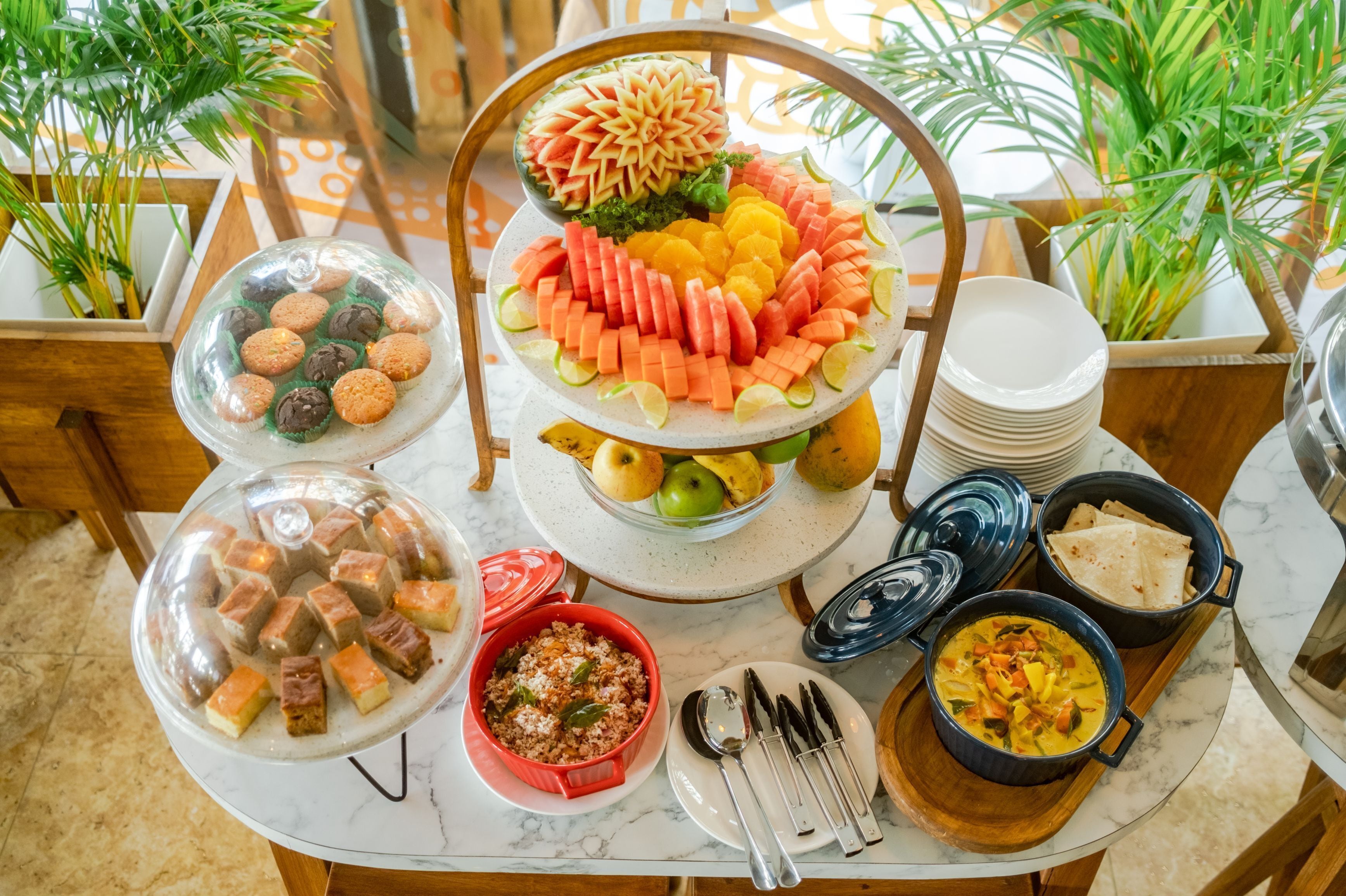 Breakfast buffet