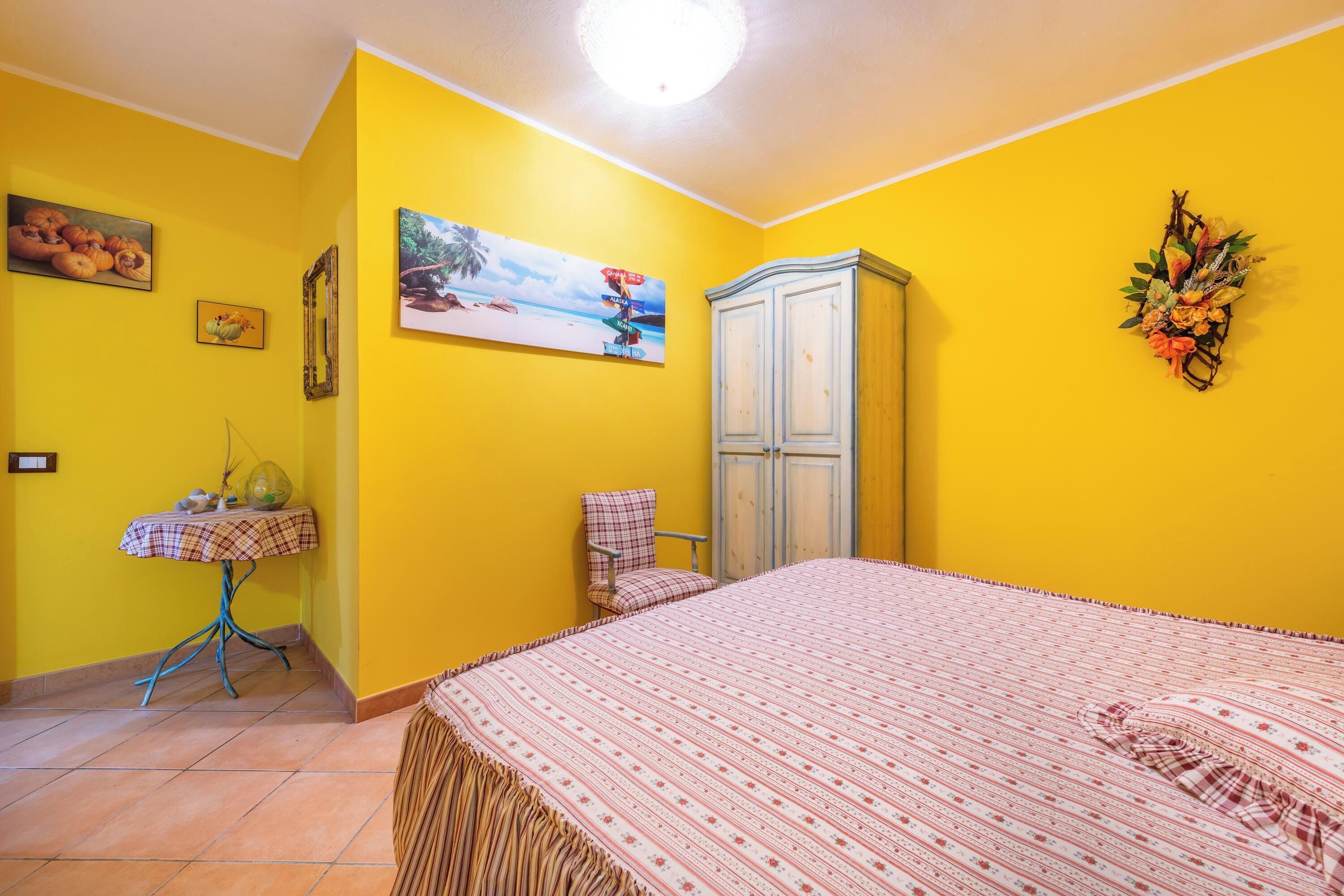 1 soveværelse, sengetøj