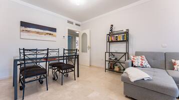 TV, DVD player, stereo