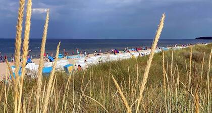 Vacation homes island Usedom house Mila 6 -view of the Achterwasser- sauna, whirlpool