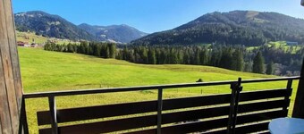 1-room apartment with mountain view on the ski slope with WiFi, Netflix, Prime