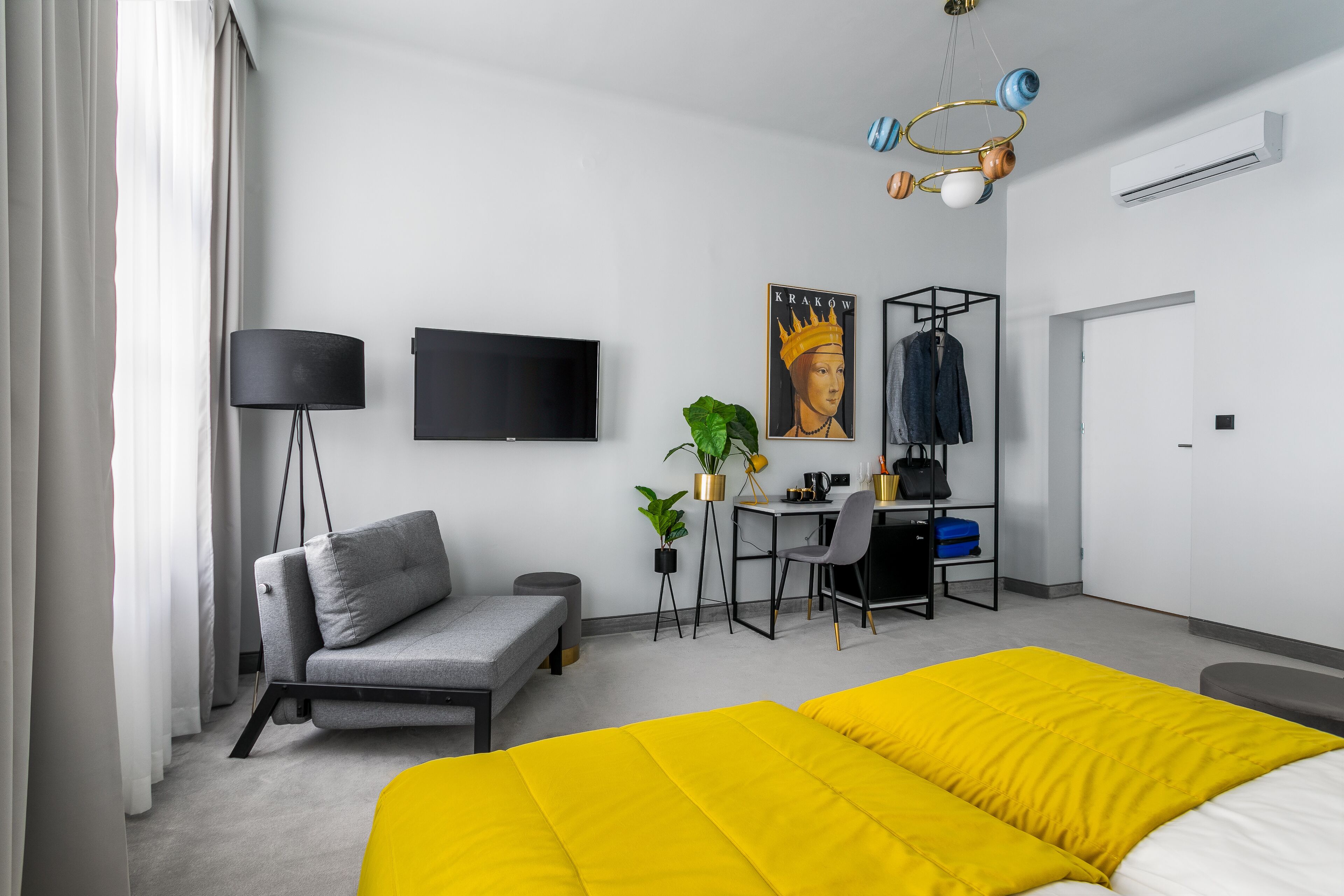 premium triple room | living area | 43-inch smart tv with digital channels, tv