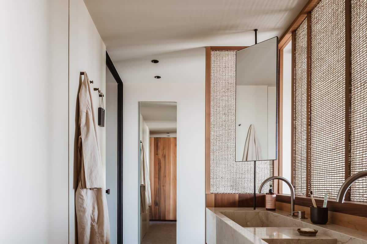 signature suite, private pool | bathroom | shower, slippers, towels