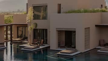 Suite Design, accĂšs piscine | BĂątiment design