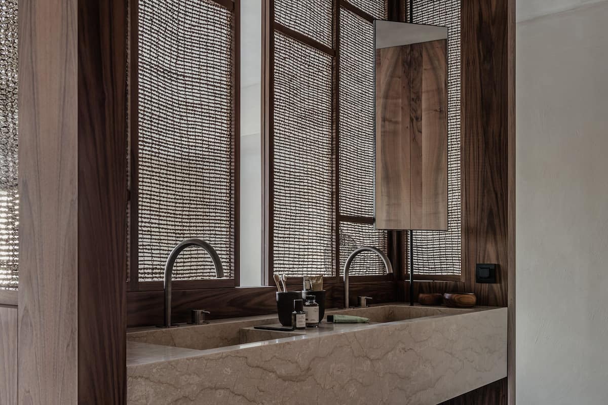 shower, slippers, towels