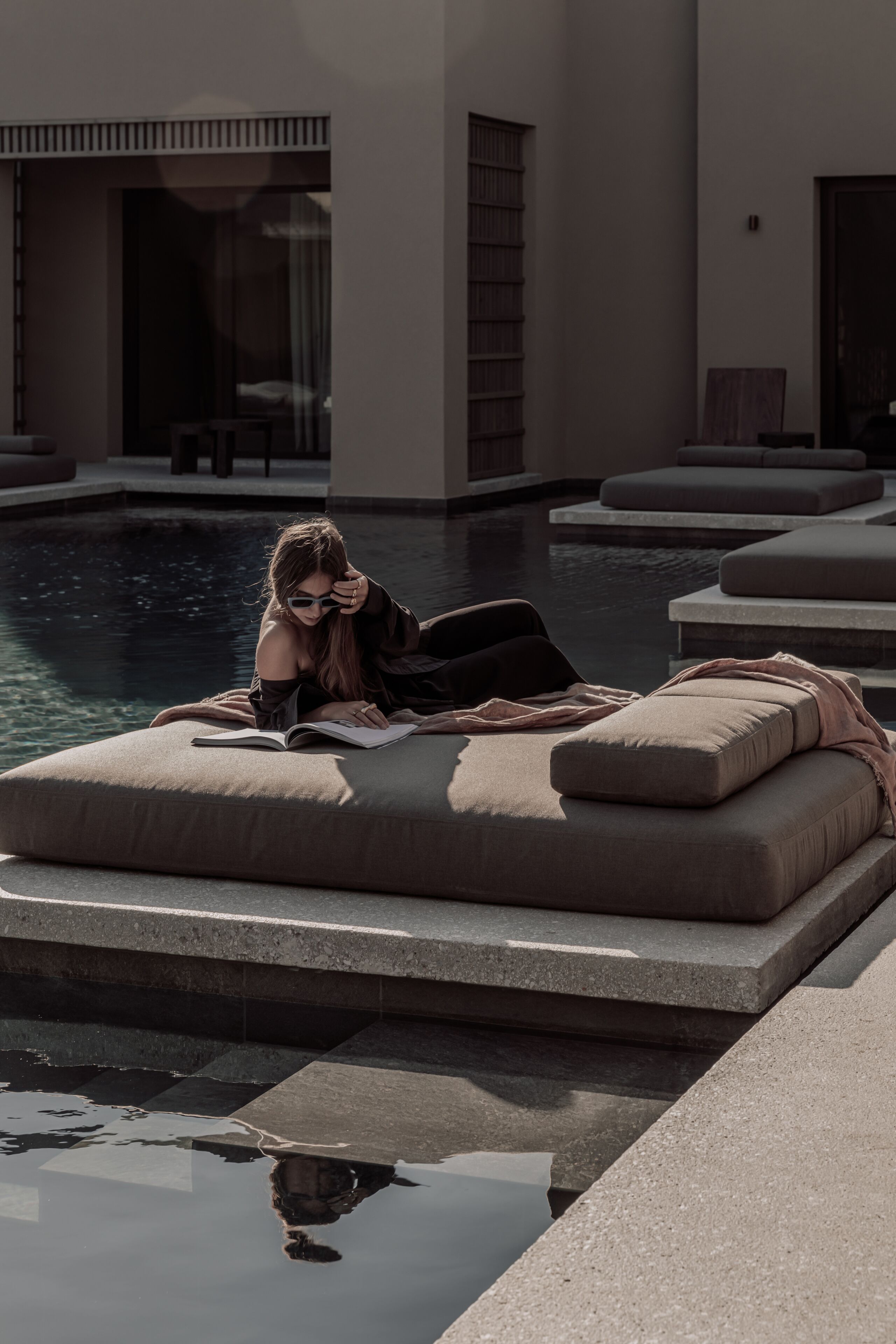 Design Suite, Pool Access | Premium bedding, in-room safe, desk, blackout drapes