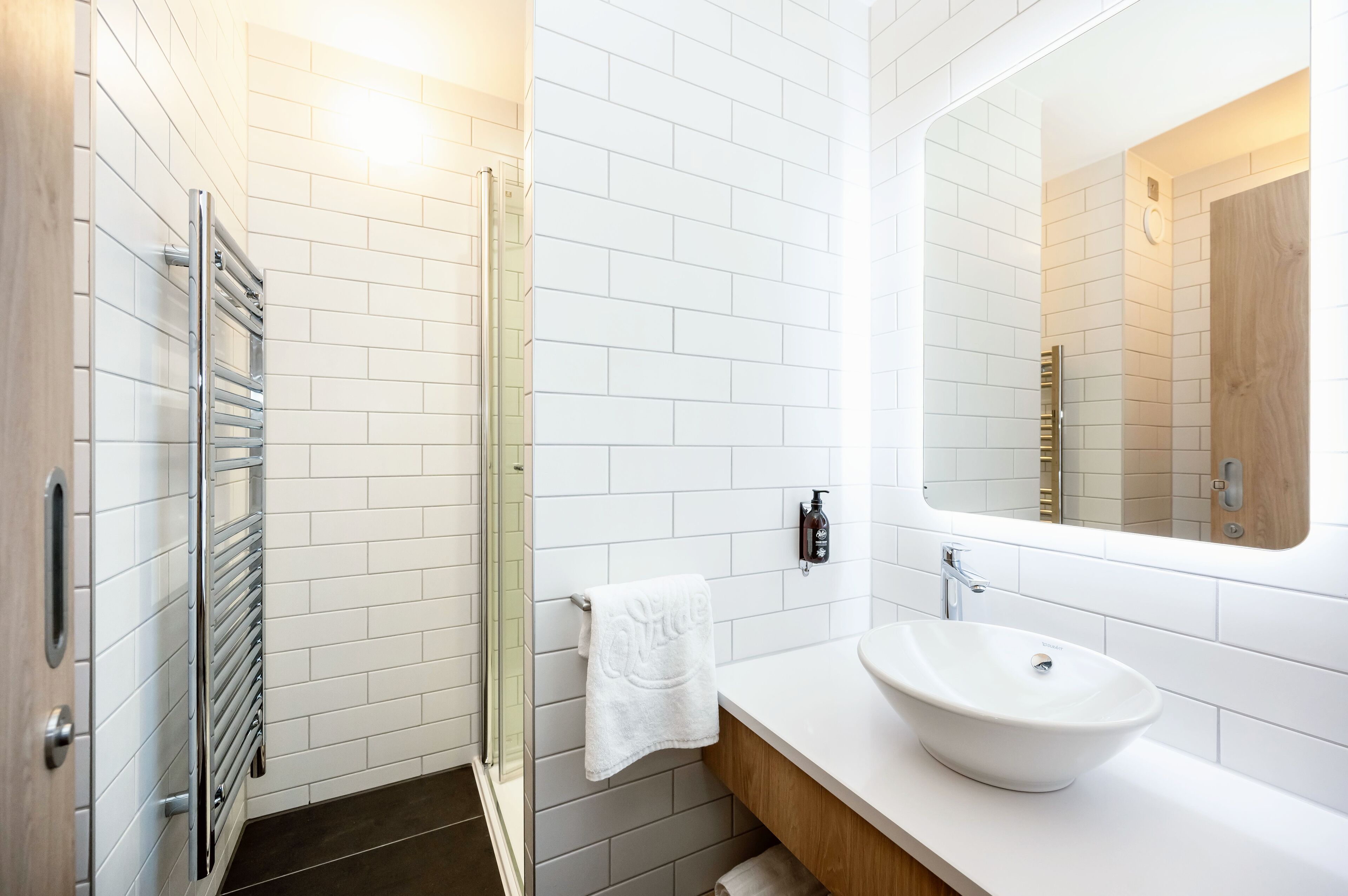 wilde studio sleeps 3 | bathroom | shower, free toiletries, hair dryer, towels
