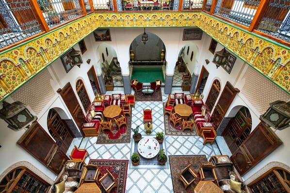 Room, 1 Bedroom, Private Pool, Pool View | Dining - Room in B&B - Riad Authentic Palace & Spa - Suite Andalouse (Fes)