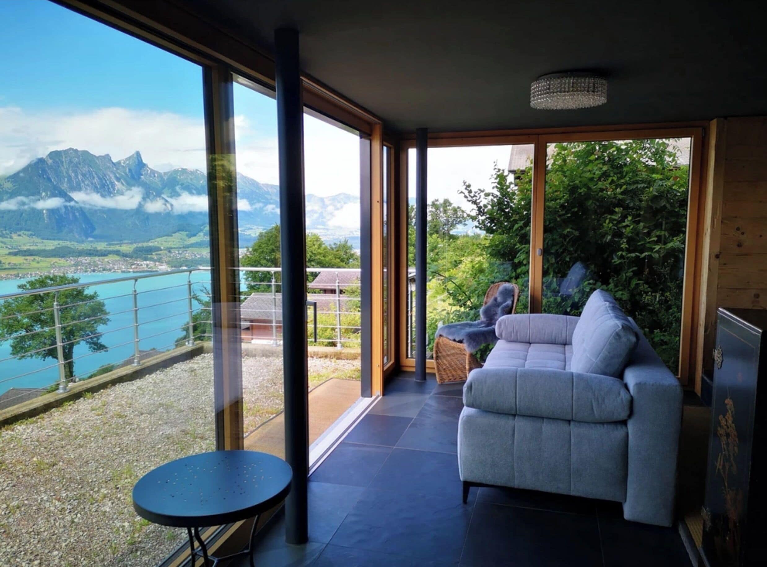 Chalet, 1 Bedroom, Smoking, Balcony | 2 bedrooms, travel cot