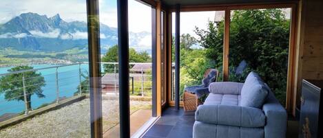 Chalet, 1 Bedroom, Smoking, Balcony | 2 bedrooms, travel cot