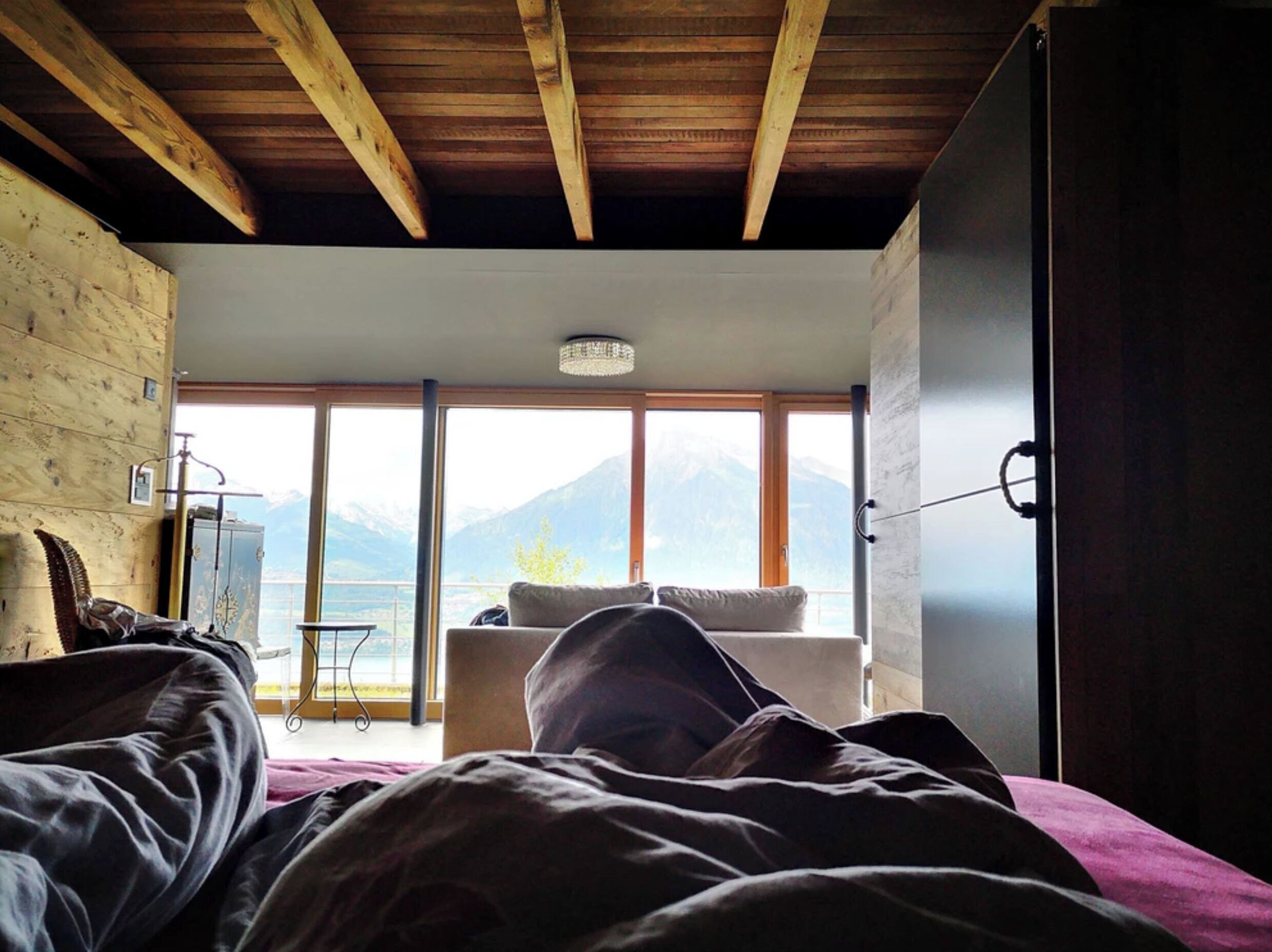 Chalet, 1 Bedroom, Smoking, Balcony | 2 bedrooms, travel cot