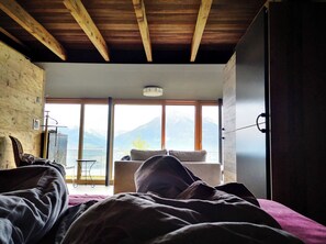 Chalet, 1 Bedroom, Smoking, Balcony | 2 bedrooms, travel cot - Chalet With Panoramic Views of the Mountains of the Oberland and Lake Thun (Sigriswil)