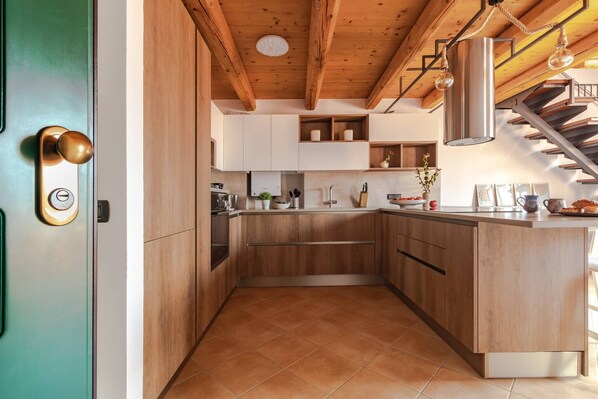 Microwave, coffee/tea maker, electric kettle, high chair