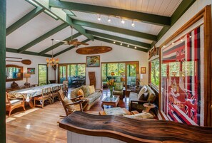 Interior - Happy Place Estate, Private Hanalei Estate TVNC #4339/1158 (Hanalei)