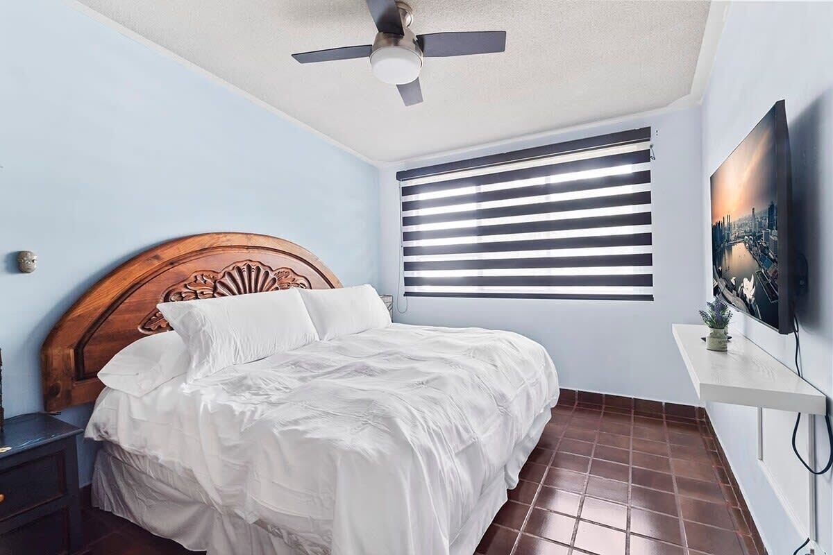 1 間睡房、熨斗/熨衫 板、Wi-Fi、床單