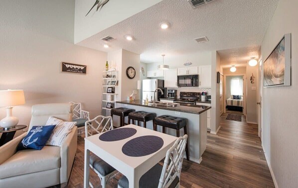 Interior - "Coastal Vibes" One Block from Beach-Unit 1011-Island Dunes Condominiums (Port Aransas)