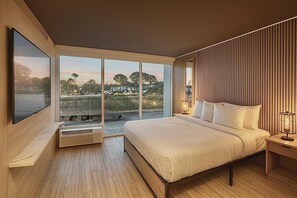 客房, 1 張特大雙人床 | 書桌、筆電工作空間、免費無線上網、床單