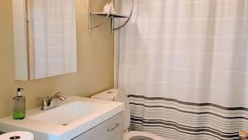Hair dryer, towels