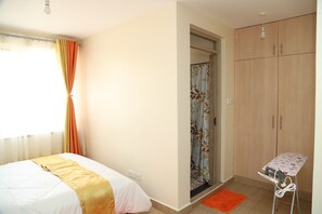 1 Schlafzimmer, Bügeleisen/Bügelbrett, kostenloses WLAN, Bettwäsche