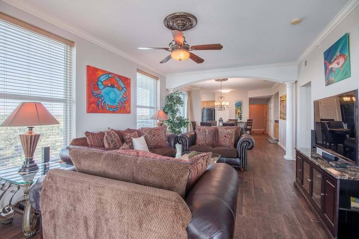 Condo, Multiple Beds, Balcony, Ocean View (Legacy Tower I Unit 0808) | Living area | 42-inch flat-screen TV with digital channels