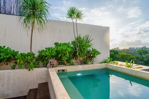 Appartement, piscine privée | Terrasse/patio