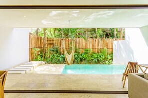 Apartament Deluxe, 2 dormitoris, piscina privada | Piscina privada