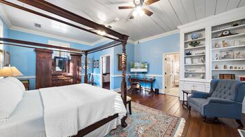 Quarto, 1 cama King | 1 quarto, roupas de cama premium, camas Tempur-Pedic