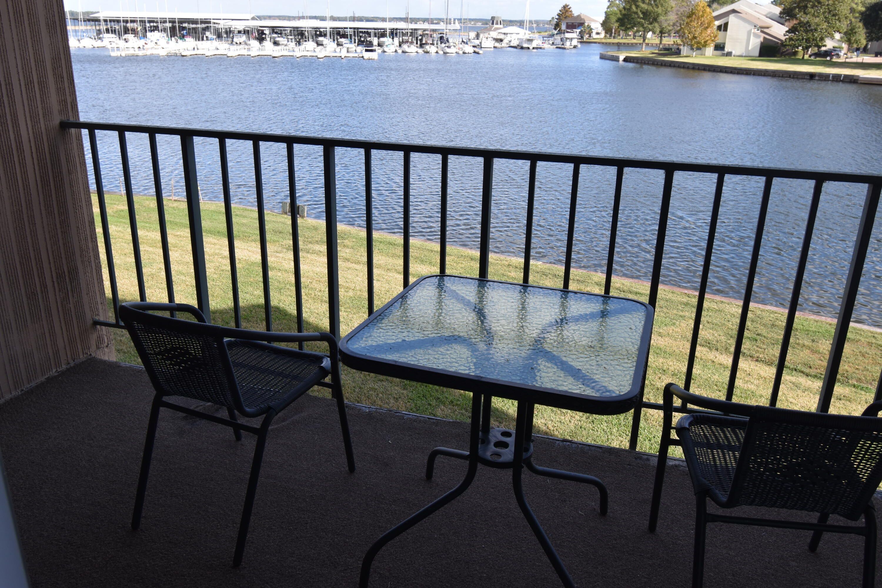 Waterfront Condo With Exceptional View of Walden Marina and Lake Conroe