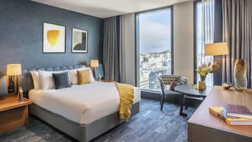 Premium bedding, minibar, in-room safe, soundproofing