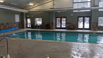 Indoor pool, a heated pool