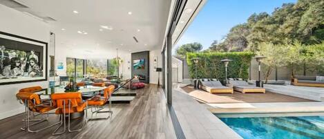 Una piscina climatizada