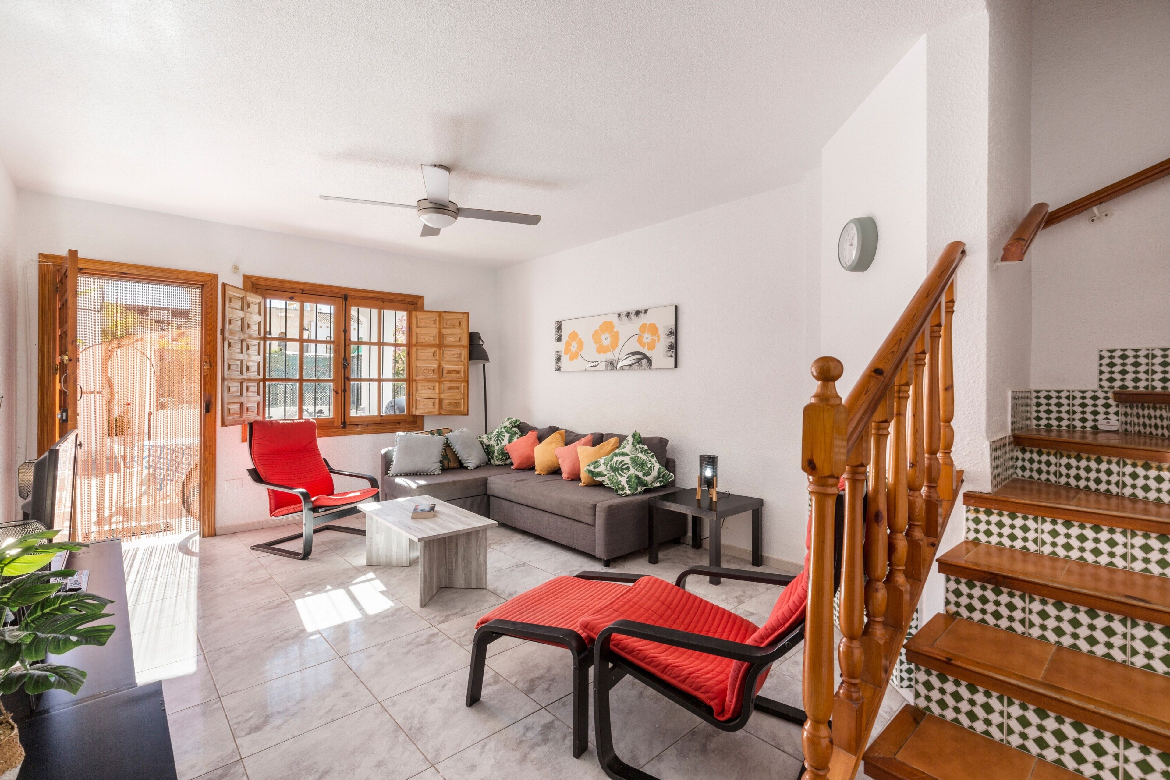 Télévision, cheminée