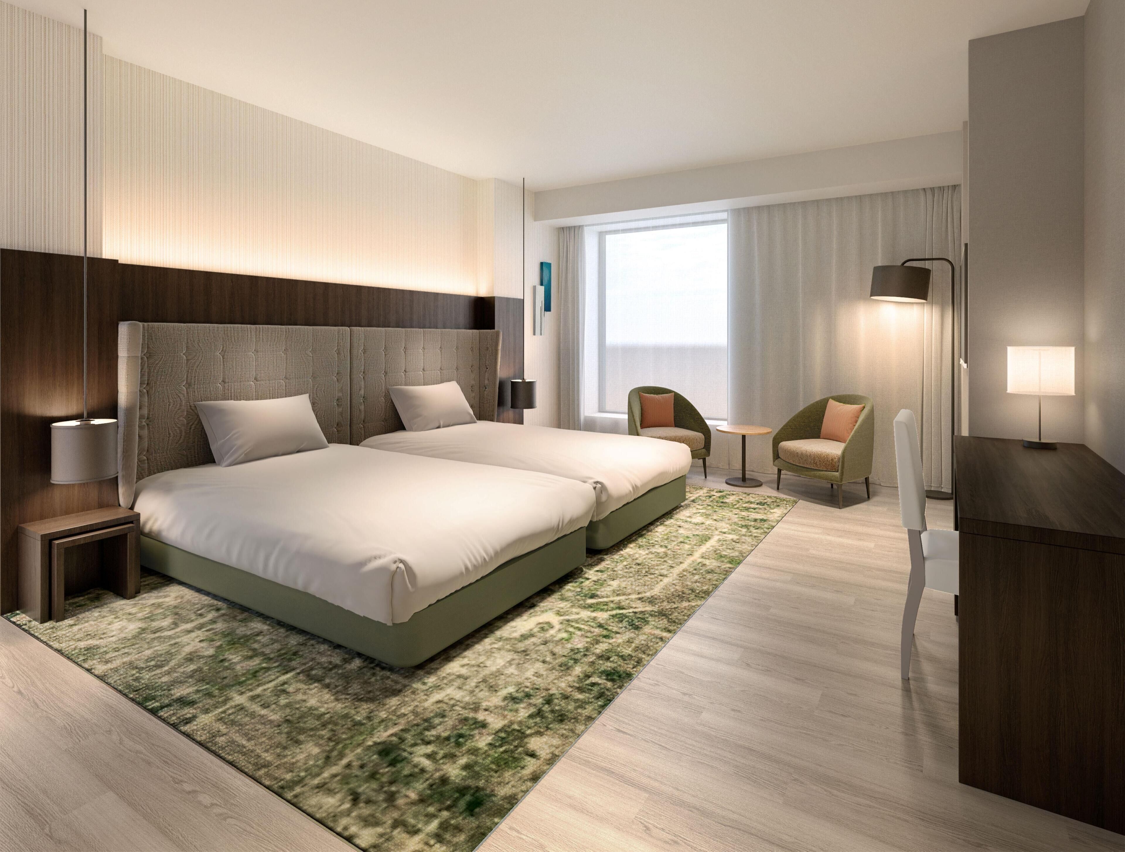 Premium Room, 2 Twin Beds, Ocean View | Down comforters, in-room safe, blackout drapes, bed sheets