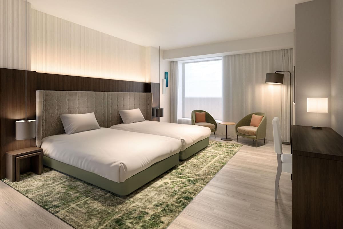 Premium Room, 2 Twin Beds, Ocean View | Down comforters, in-room safe, blackout drapes, bed sheets